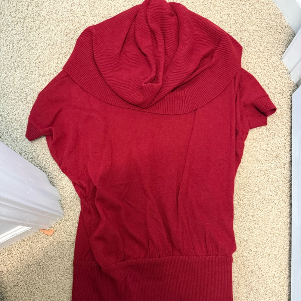 ******Banana Republic Rich Red Knit Sweater